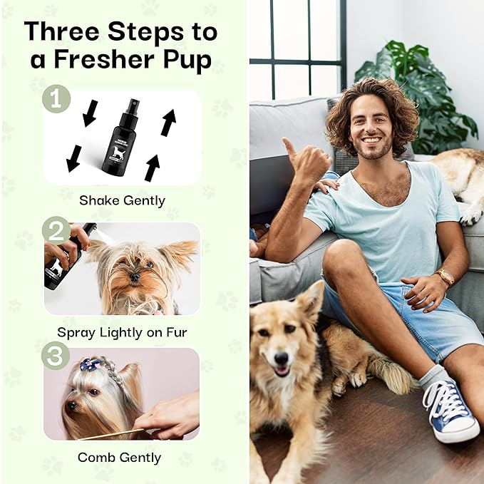Show Dog Premium Grooming Spray (2oz - 3 Pack)