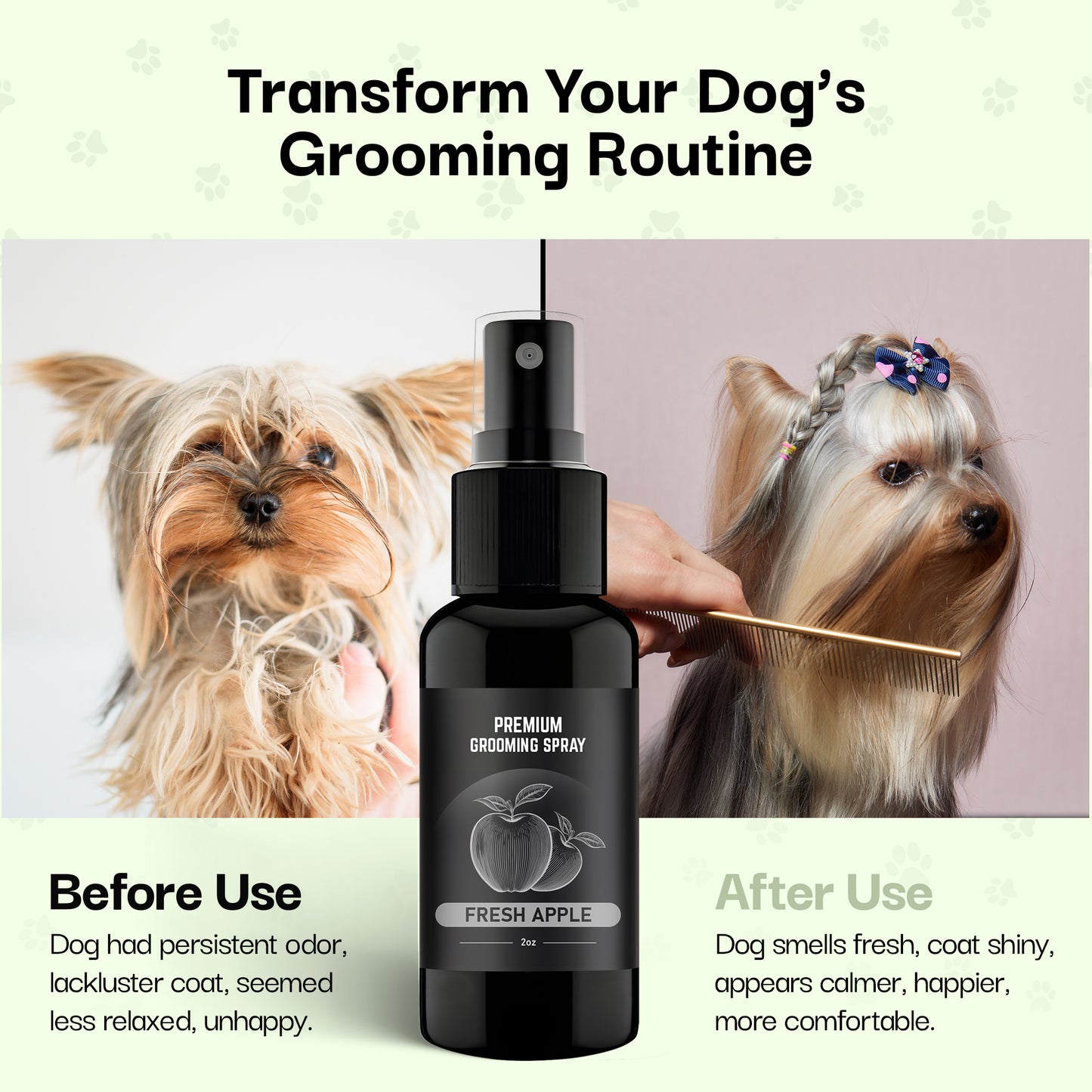 Fresh Apple Premium Grooming Spray (2oz - 3 Pack)